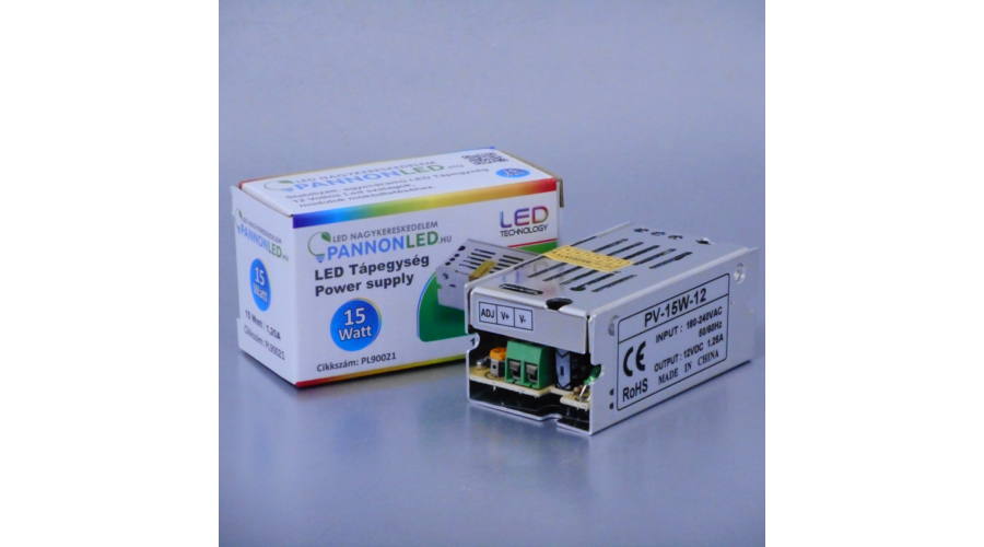 LED TÁPEGYSÉG IPARI BQ 15W 12V IP20 