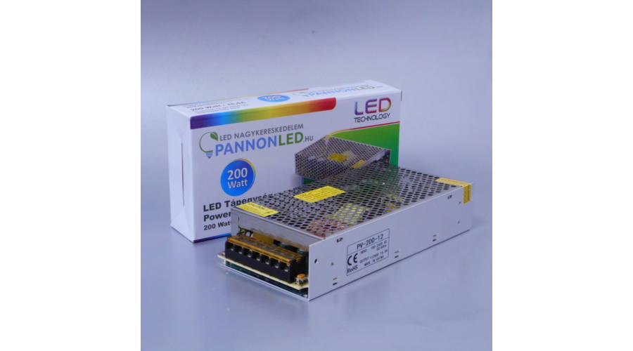 LED TÁPEGYSÉG IPARI BQ 200W 12V IP20 