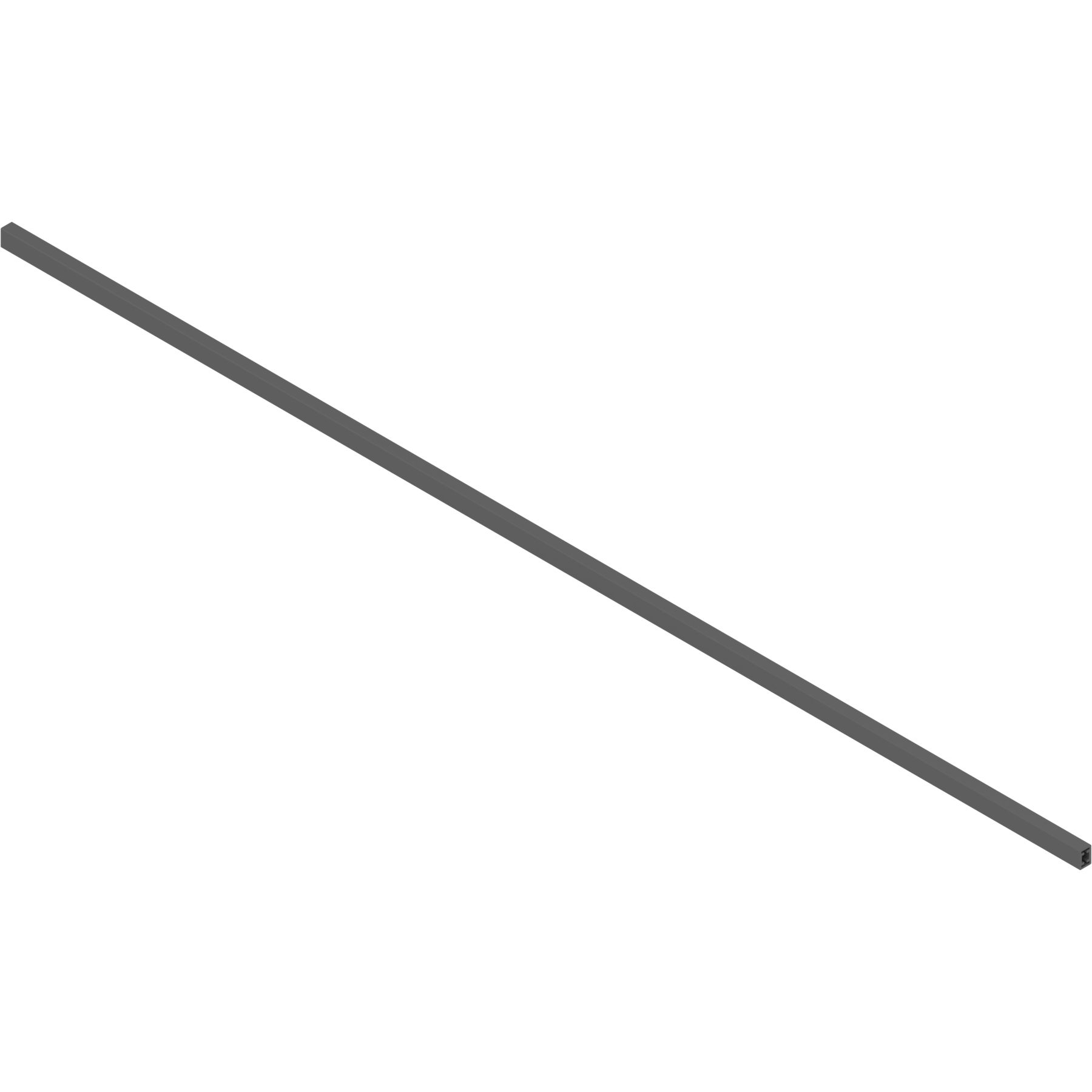 LEGRABOX MAGASÍTÓ KORLÁT SZÜRKE ZR7.1080U RELING 20OG-M BLUM KSZ=1200 mm, Hossza=1080 mm, méretre vág