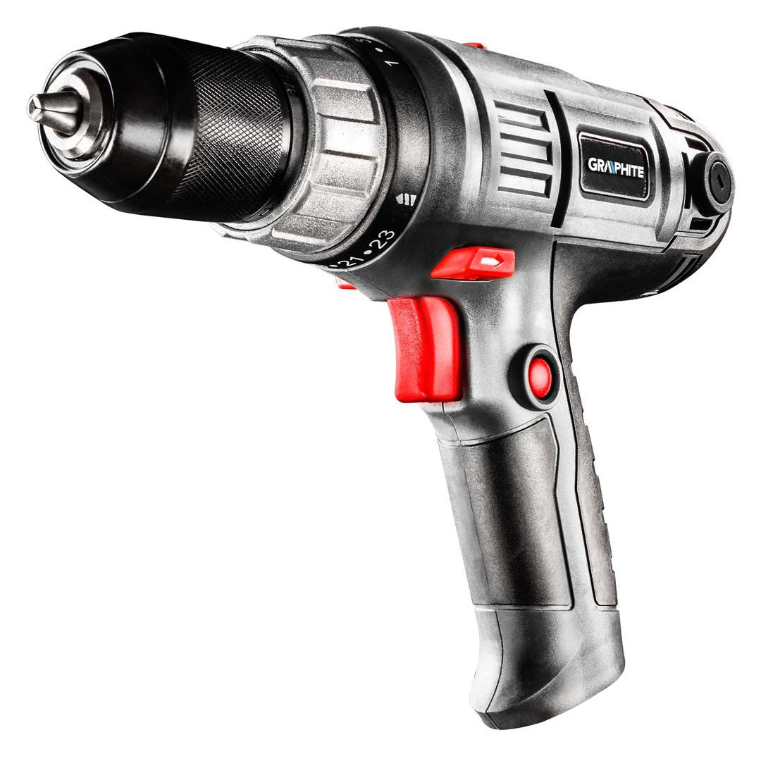 GRAPHITE ÜTVEFÚRÓ-CSAVAROZÓ +KOFFER 250W, 0,8-10mm, GYORSTOKMÁNY 