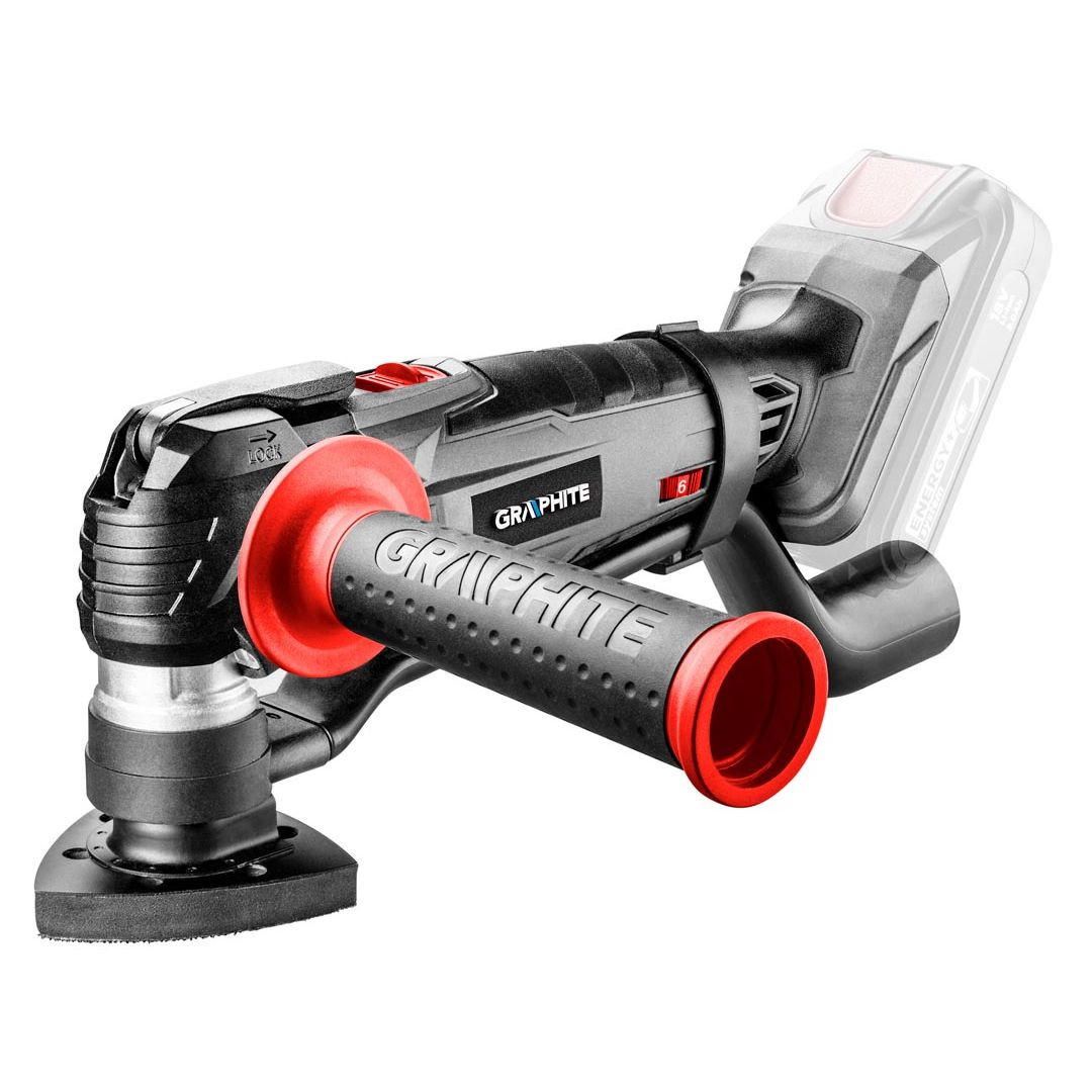 GRAPHITE AKKUS MULTIFUNKCIÓS CSISZOLÓGÉP AKKU NÉLKÜL, 18V, LI-ION, ENERGY+ 