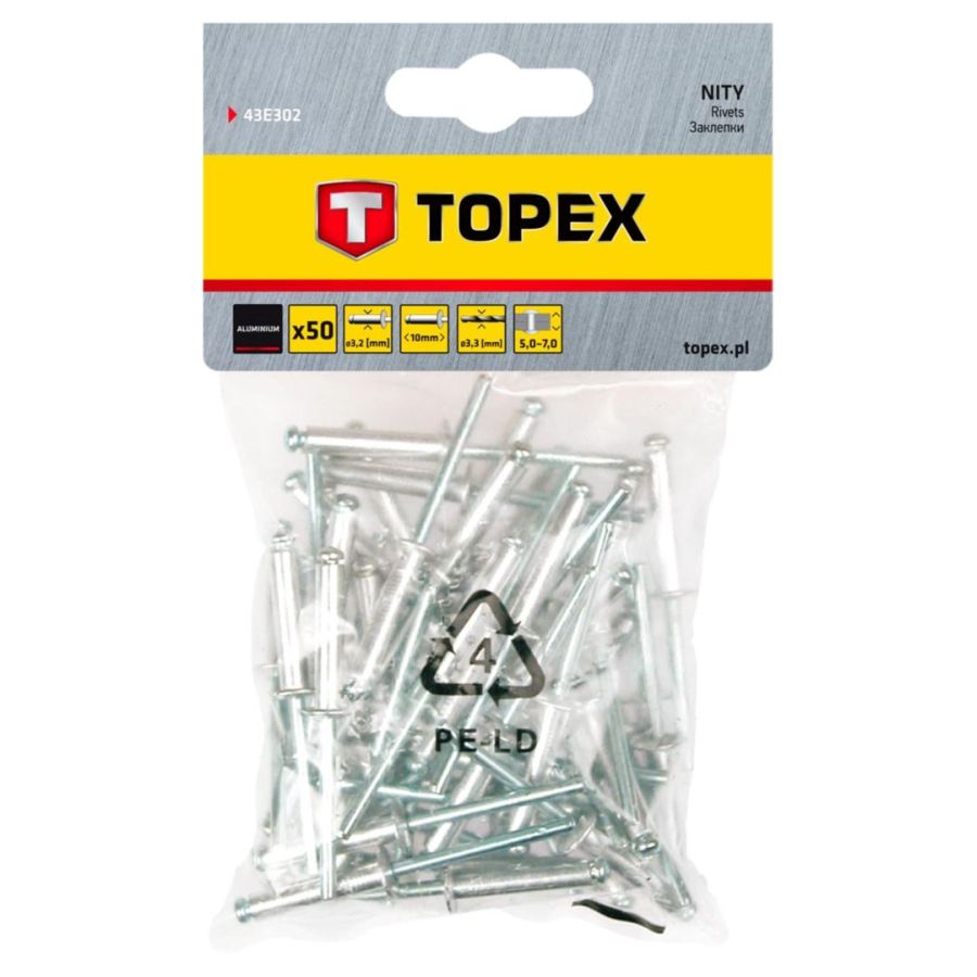 POPSZEGECS topex 3,2x10, 50db/csomag 