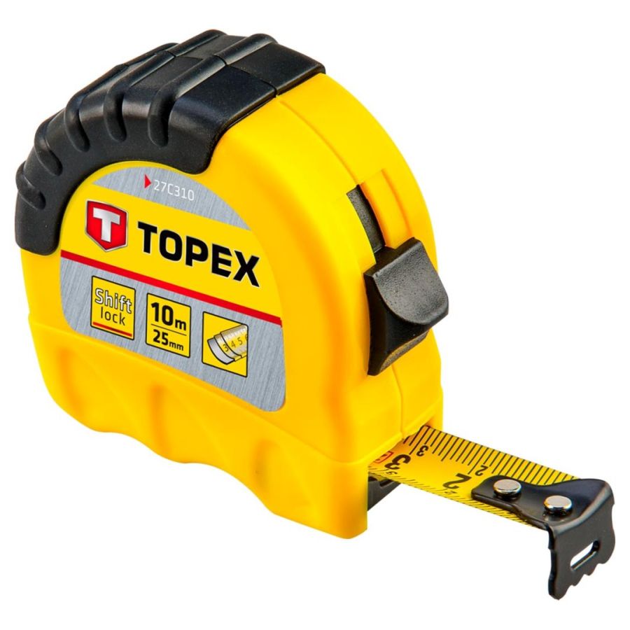 MÉRŐSZALAG SHIFTLOCK TOPEX 10m/25mm 