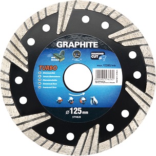 GYÉMÁNT VÁGÓKORONG TURBO GRAPHITE 125mm 