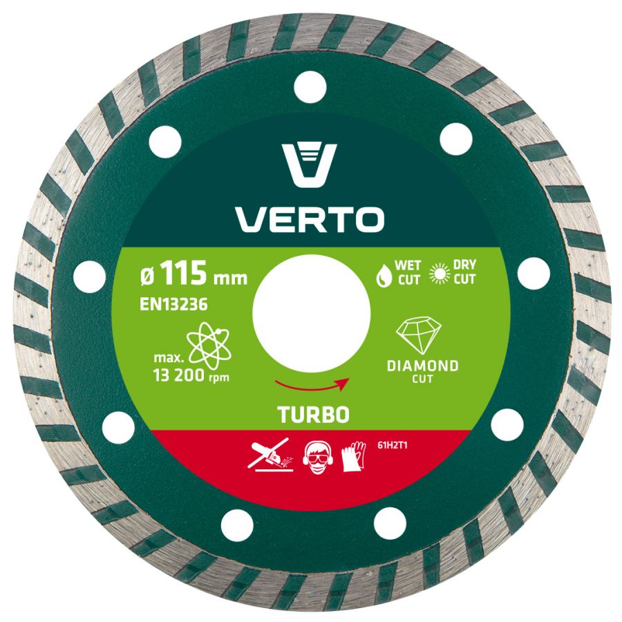 GYÉMÁNT VÁGÓKORONG TURBO VERTO 115mm 
