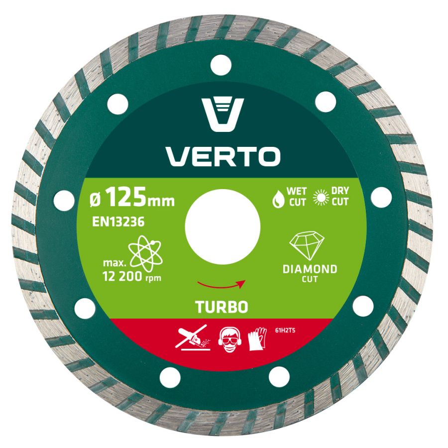 GYÉMÁNT VÁGÓKORONG TURBO VERTO 125mm 