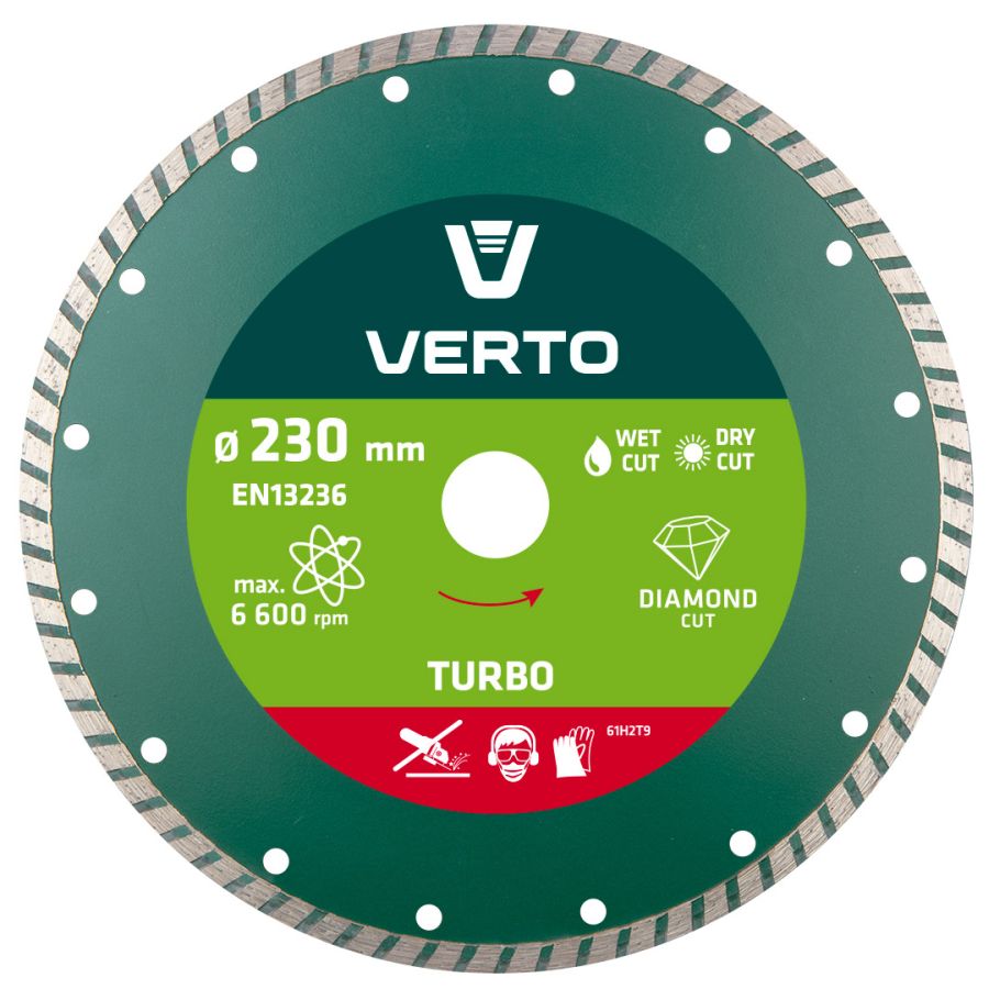 GYÉMÁNT VÁGÓKORONG TURBO VERTO 230mm 
