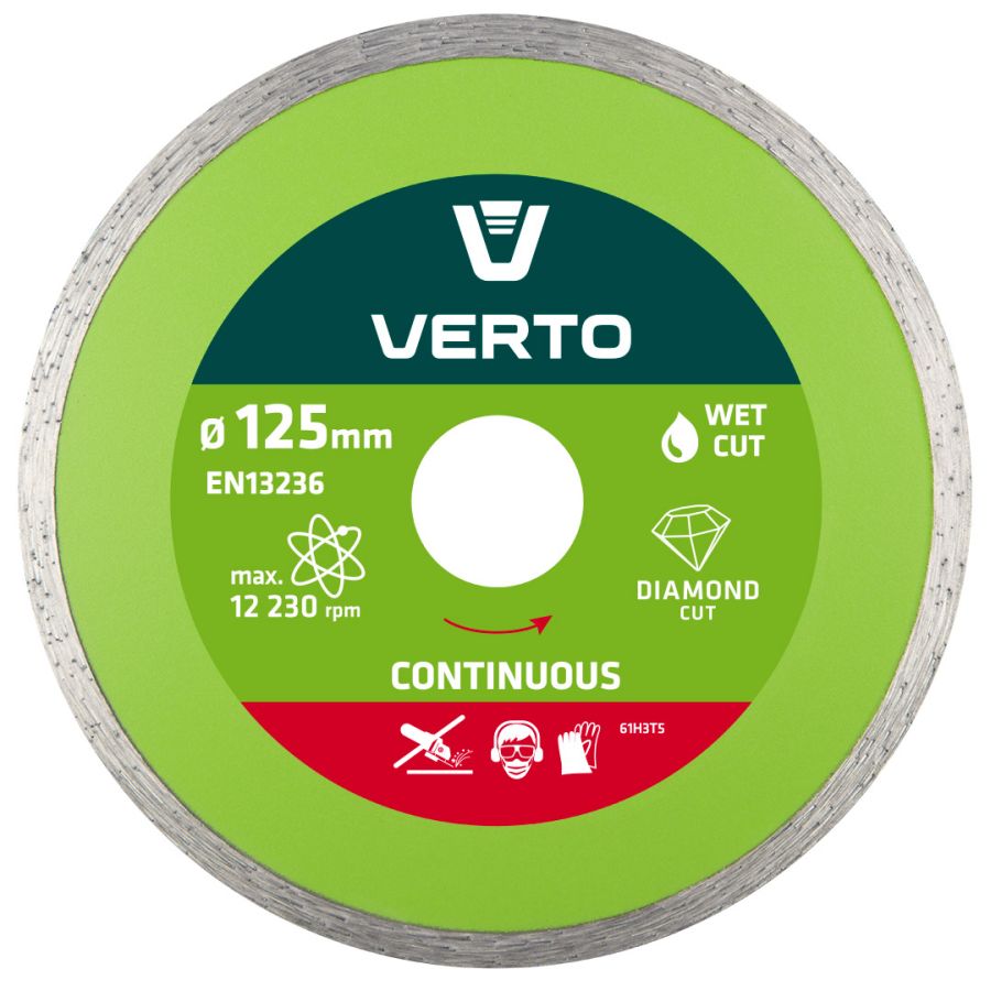 GYÉMÁNT VÁGÓKORONG VIZES VERTO 125mm 