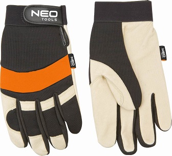 SERTÉS SZÍNBŐR VÉDŐKESZTYŰ NEO TOOLS 10