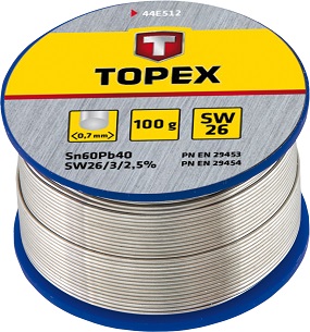 FORRASZTÓ ÓN GYANTÁS TOPEX 60%, 1,5mm, 100g 