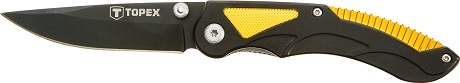 ÖSSZECSUKHATÓ KÉS RETESSZEL TOPEX 70mm, NYÉL: 105mm 