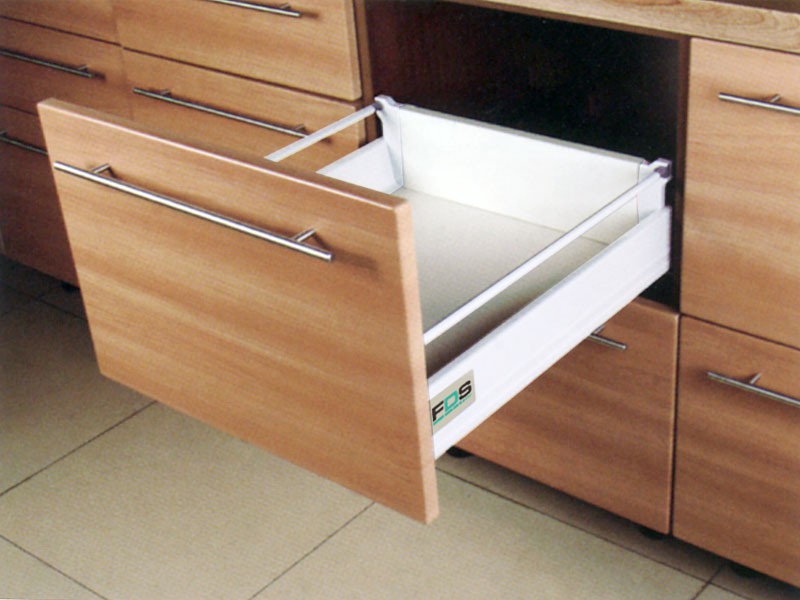 FDS-DF B DUPLAFALÚ FIÓKOLDAL FEHÉR 300mm MAGASÍTOTT 40kg FDS DUPLAFALÚ FÉM FIÓKOLDAL