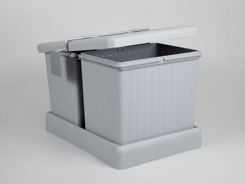 HULLADÉKGYŰJTŐ ART 235 2x16L SZÜRKE 330x320x470mm 