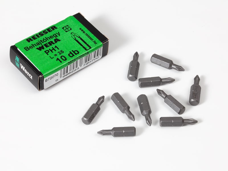 WERA BEHAJTÓHEGY PH1 25mm - 10db/csomag 