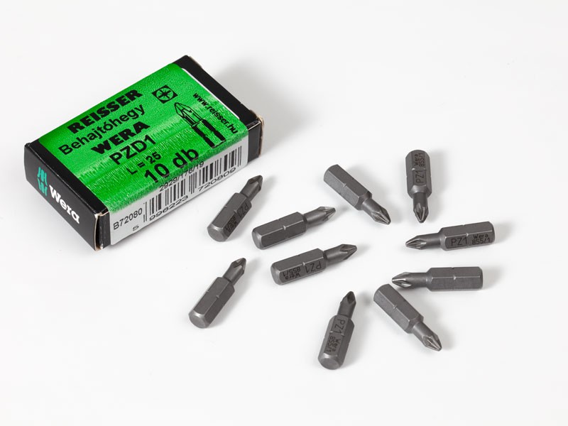 WERA BEHAJTÓHEGY PZ1 25mm - 10db/csomag 