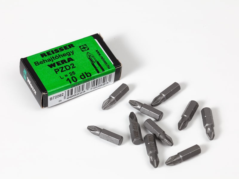 WERA BEHAJTÓHEGY PZ2 25mm - 10db/csomag 