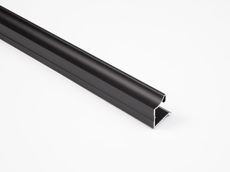 FIONA FOGANTYÚ PROFIL 2,7 m MATT FEKETE 2,7m TOLÓAJTÓ BÚTORLAPHOZ