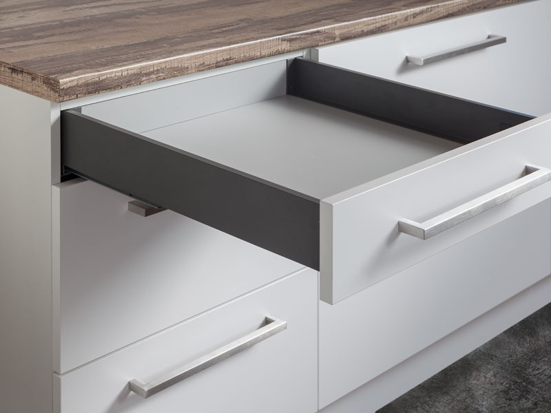 SLIM DUPLAFALÚ FIÓKOLDAL DF-A+ ANTRACIT 450mm FIÓKOLDAL