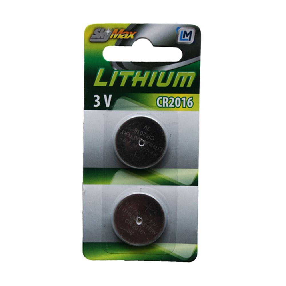 LITHIUM GOMBELEM CR2016 SM-LM 2db/csomag 