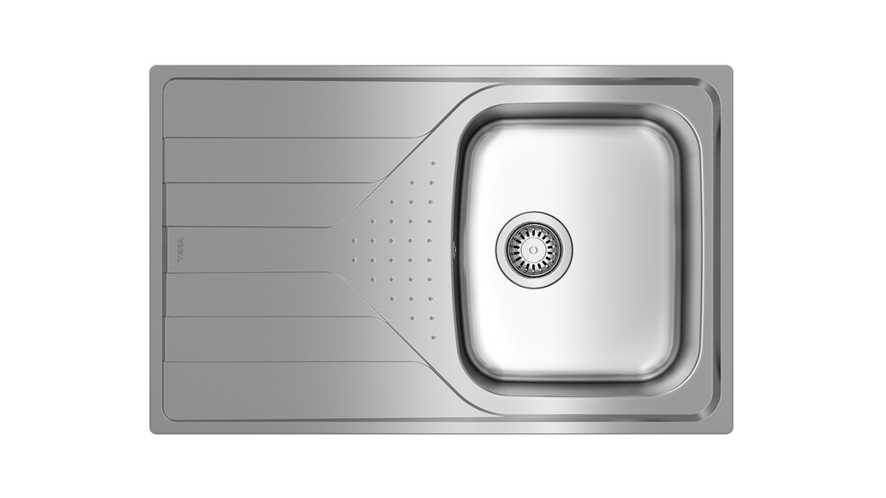 UNIVERSE 45 T-XP 1B 1D INOX FÉNYES 790x500mm TEKA MOSOGATÓ