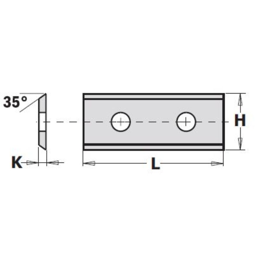 CMT KEMÉNYFÉM CSERELAPKA 30x12x1,5 