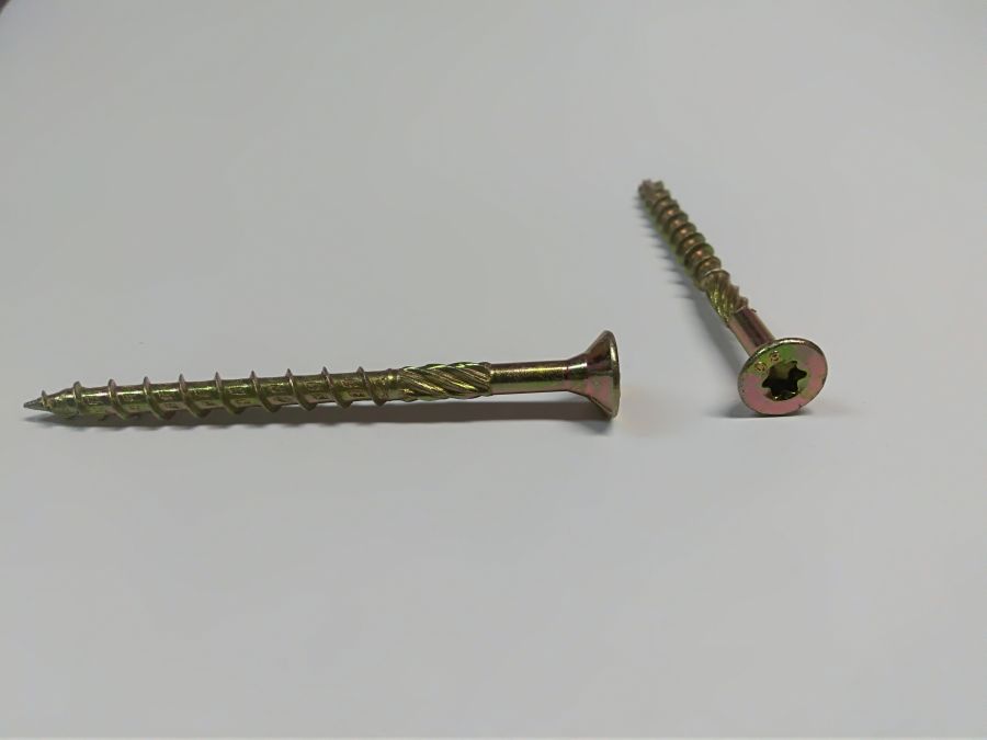 ÁCSSZERKEZETI CSAVAR SÜLLY.FEJJEL TX30 6x60/35, 200db/doboz SÁRGÁRA PASSZ.