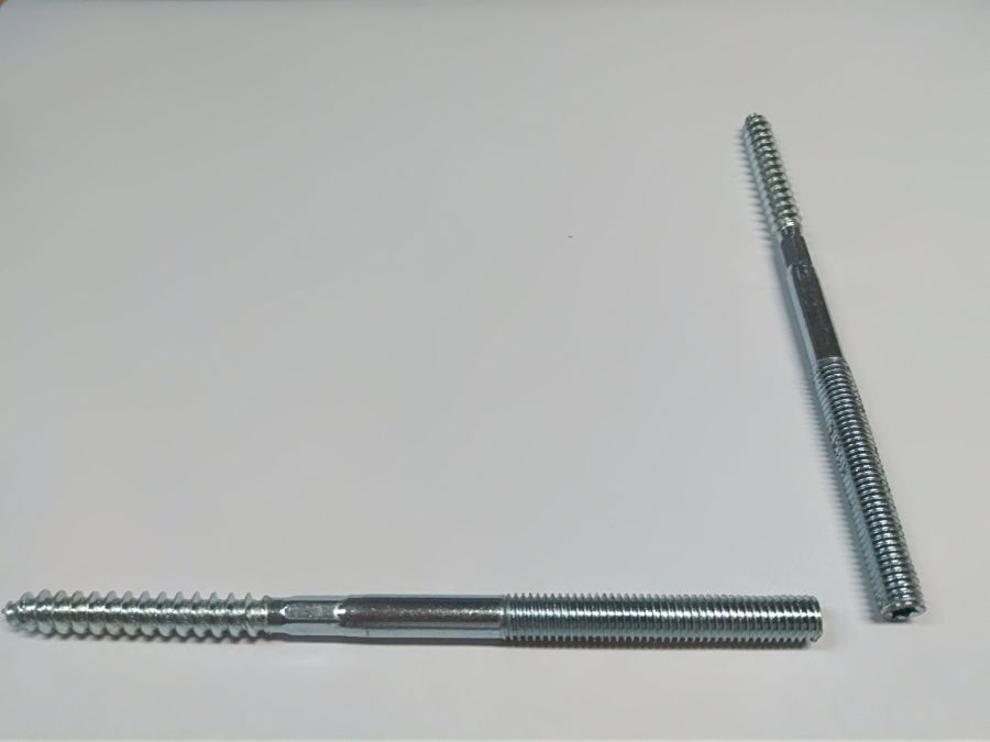 FA-FÉM MENETES CSAVAR TS25 SW6 8x140, 100db/doboz GALV. HORG.