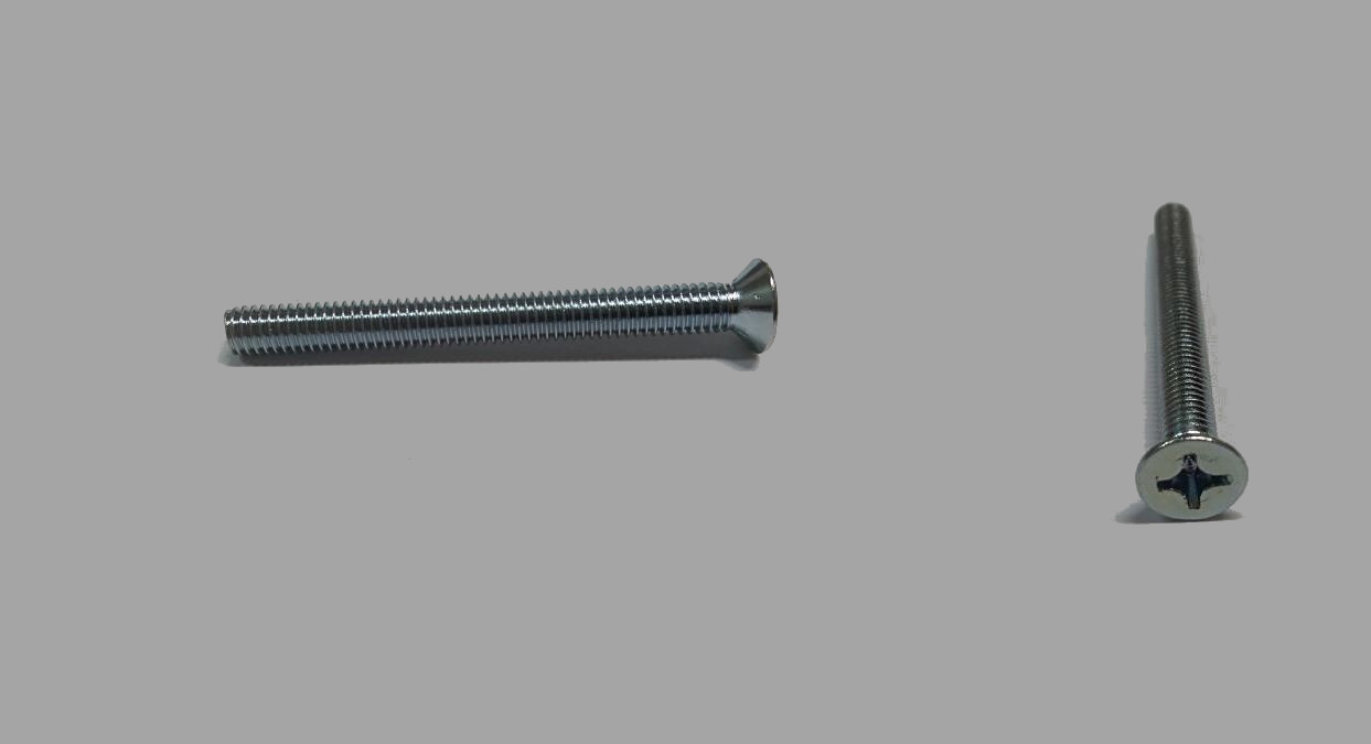 SÜLLYESZTETTFEJŰ KERESZTHORNYOS DIN965 M6x50 300db/doboz 4.8, GALV. HORG.