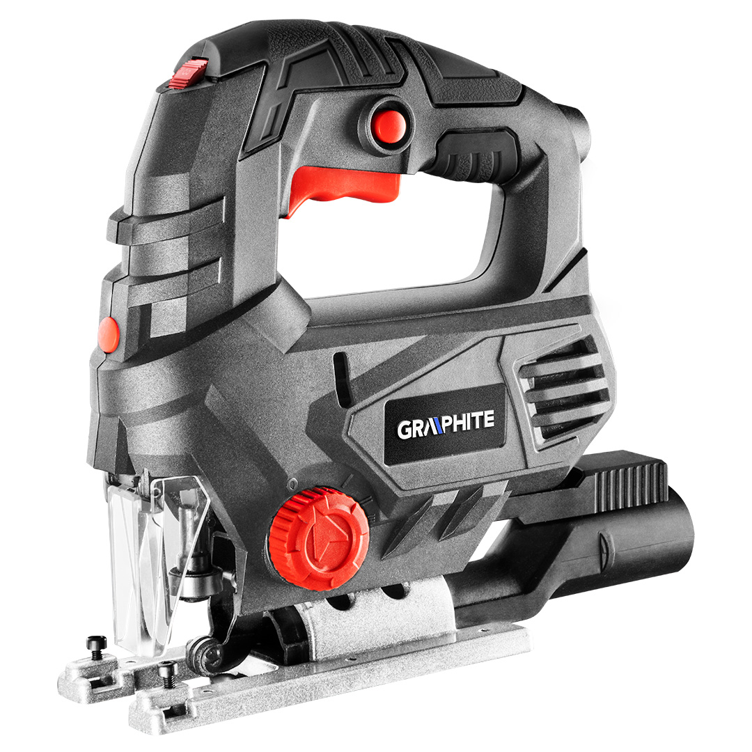 GRAPHITE DEKOPÍRFŰRÉSZ + KOFFER 650W, ALU.TALP 