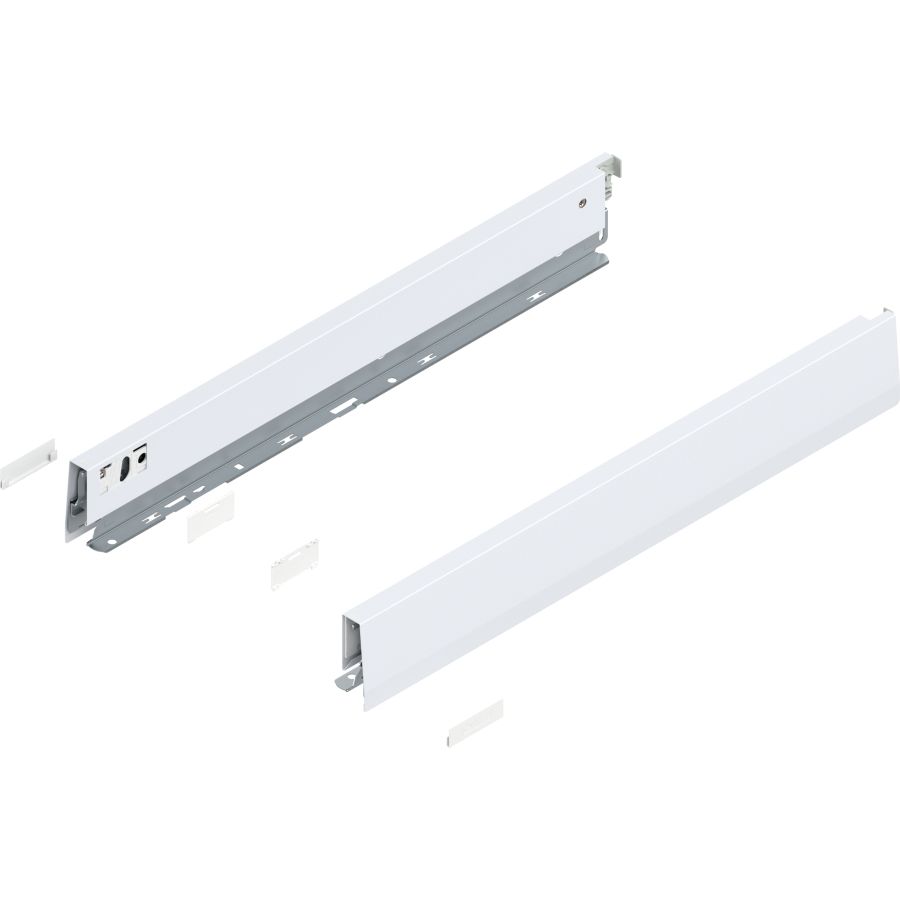 MERIVOBOX káva, magasság N (68,5 mm), 470N5002S SW-M NL=500 mm, bal/jobb, takarósapkákkal