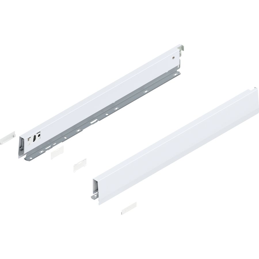 MERIVOBOX káva, magasság N (68,5 mm), 470N5502S SW-M NL=550 mm, bal/jobb, takarósapkákkal