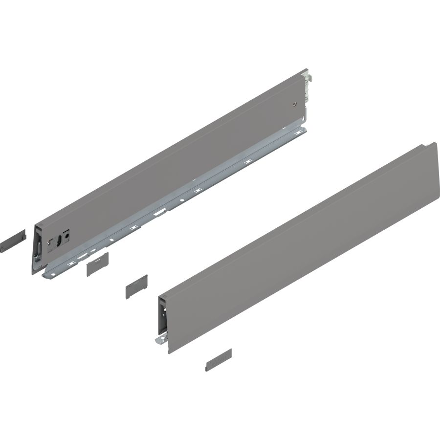 MERIVOBOX káva, magasság M (91 mm), 470M5502S IG-M NL=550 mm, bal/jobb, takarósapkákkal