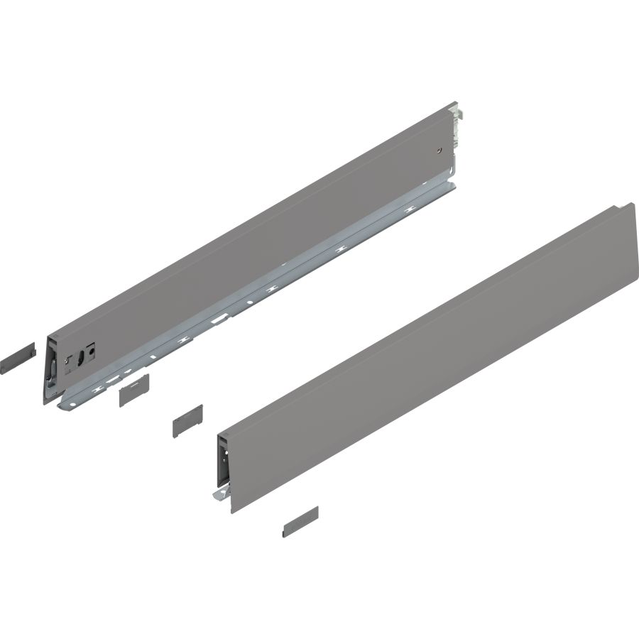 MERIVOBOX káva, magasság M (91 mm), 470M6002S IG-M NL=600 mm, bal/jobb, takarósapkákkal