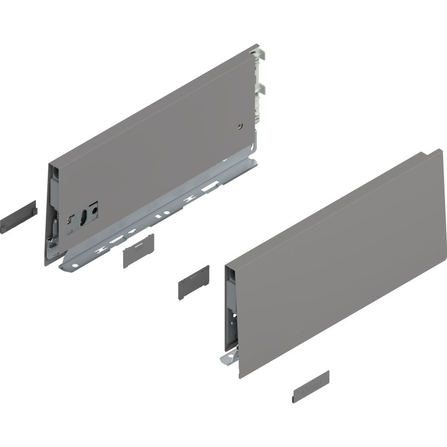 MERIVOBOX káva, magasság K (129 mm), 470K3002S IG-M NL=300 mm, bal/jobb, takarósapkákkal