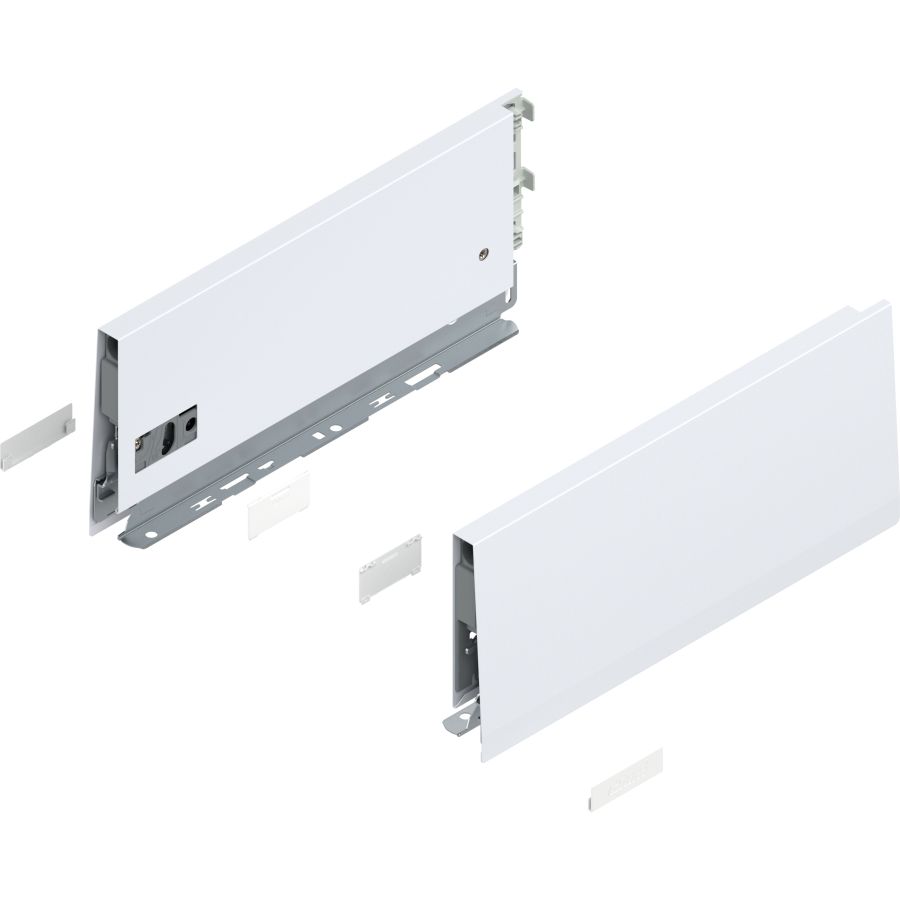 MERIVOBOX káva, magasság K (129 mm), 470K3002S SW-M NL=300 mm, bal/jobb, takarósapkákkal