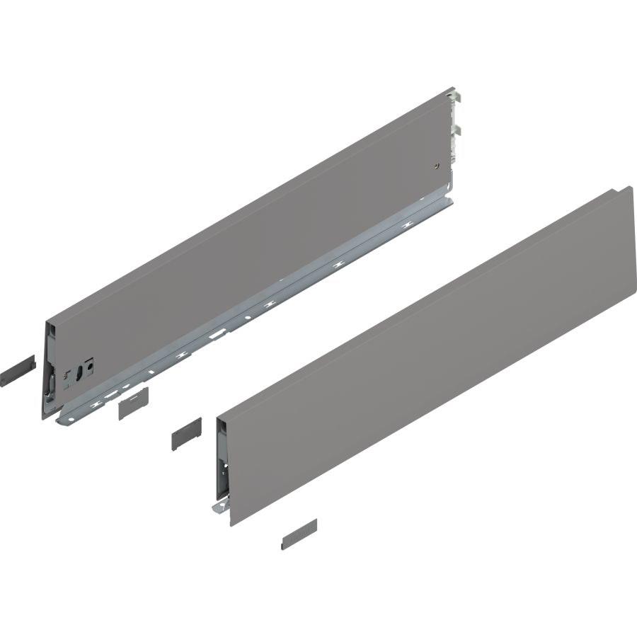 MERIVOBOX káva, magasság K (129 mm), 470K6002S IG-M NL=600 mm, bal/jobb, takarósapkákkal