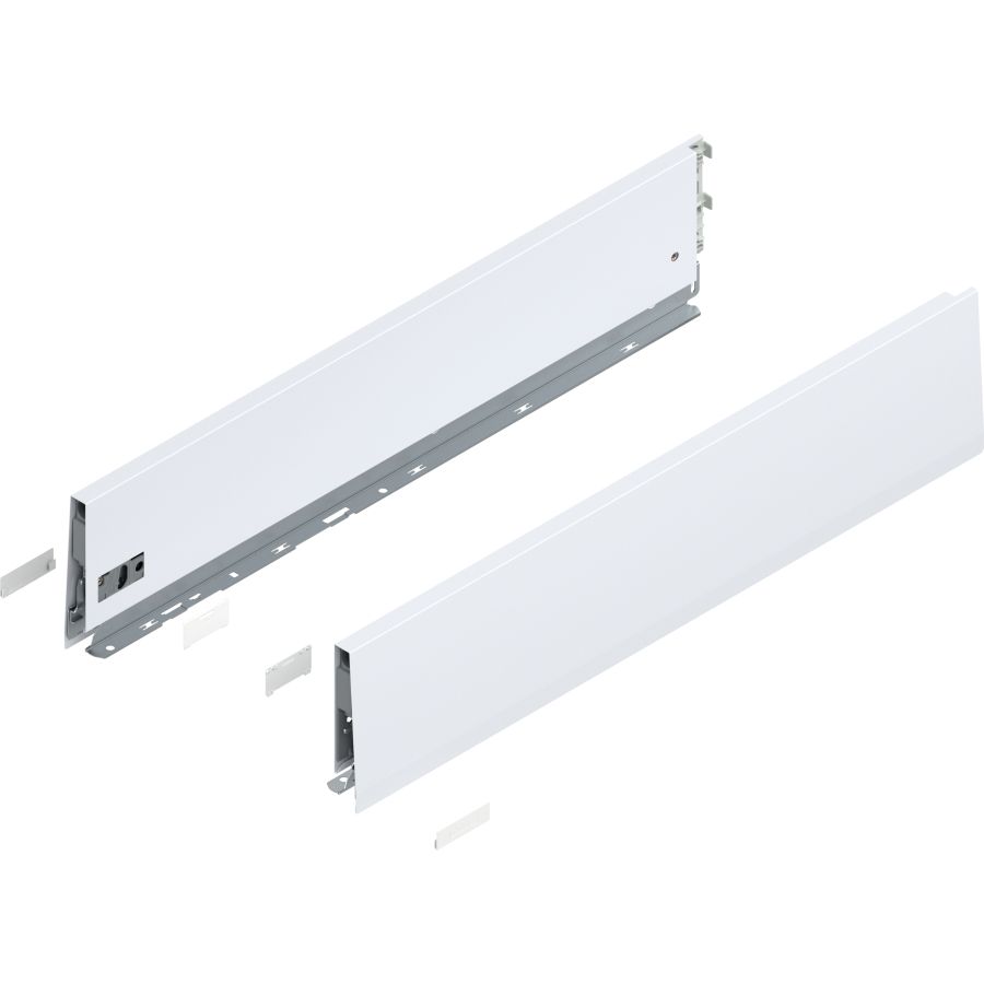 MERIVOBOX káva, magasság K (129 mm), 470K6002S SW-M NL=600 mm, bal/jobb, takarósapkákkal