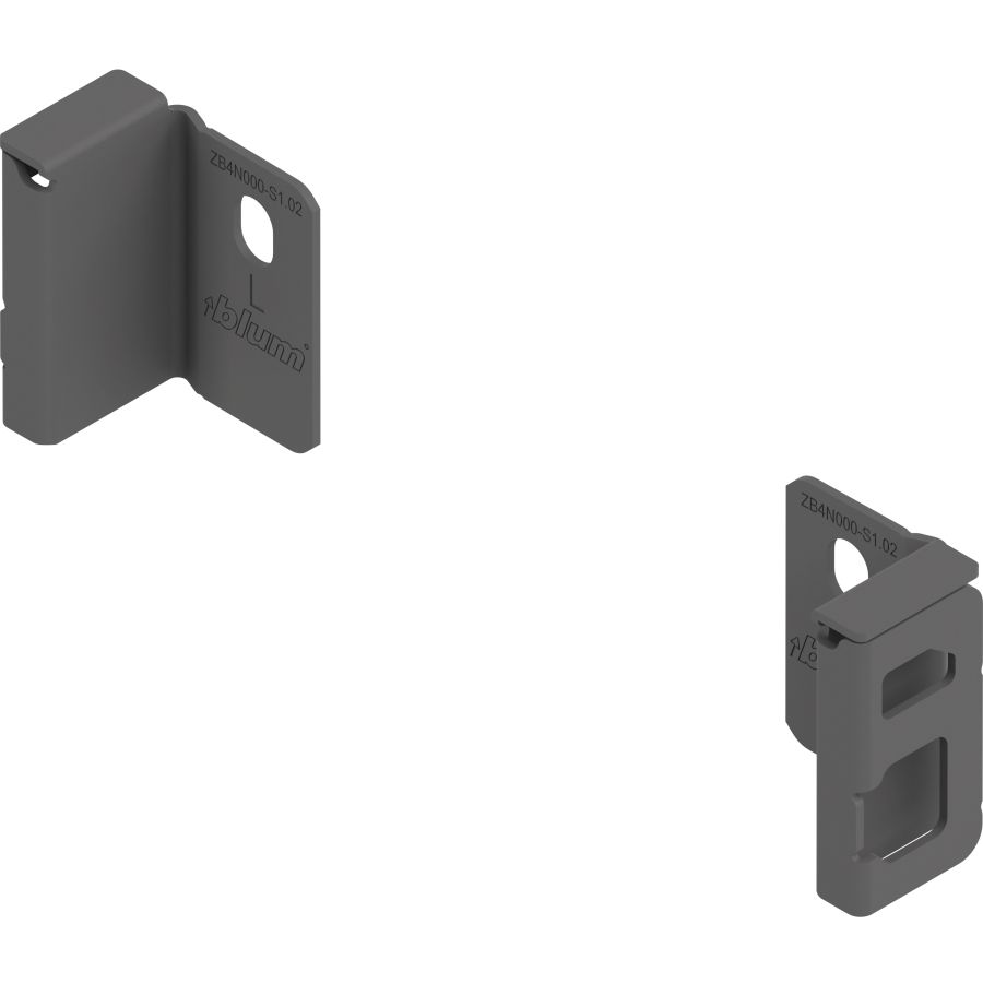 MERIVOBOX fahátfal rögzítő, magasság N ZB4N000S SW-M (82,5 mm), bal/jobb