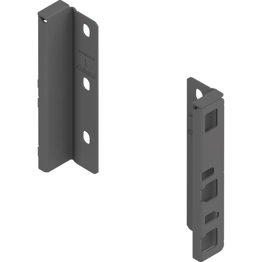 MERIVOBOX fahátfal rögzítő, magasság K ZB4K000S OG-M (146 mm), bal/jobb