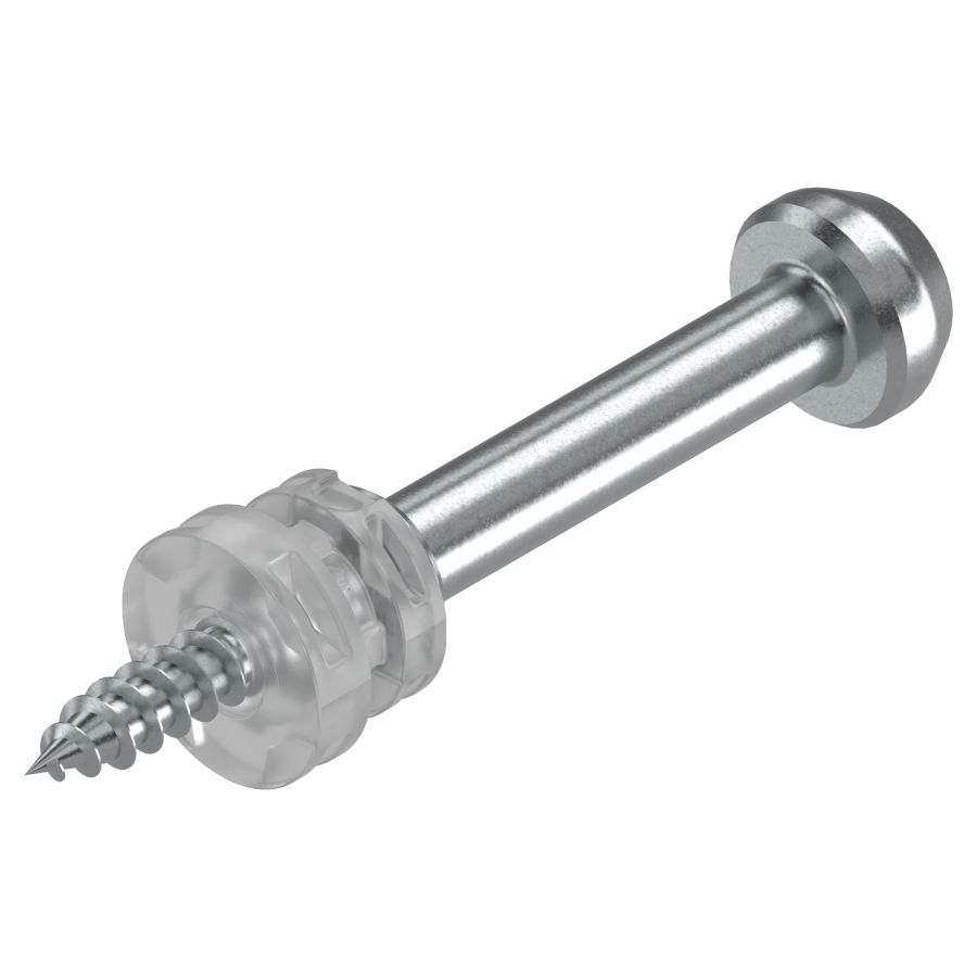 MERIVOBOX előlaprögzítő, fent, csavar ZF4.5002 ZN szimmétrikus
