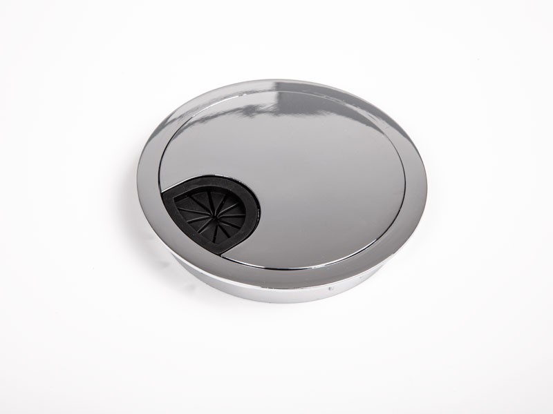 30129 KÁBELKIVEZETŐ KRÓM ÁTM: 80mm IRODABÚTOR KIEGÉSZÍTŐ