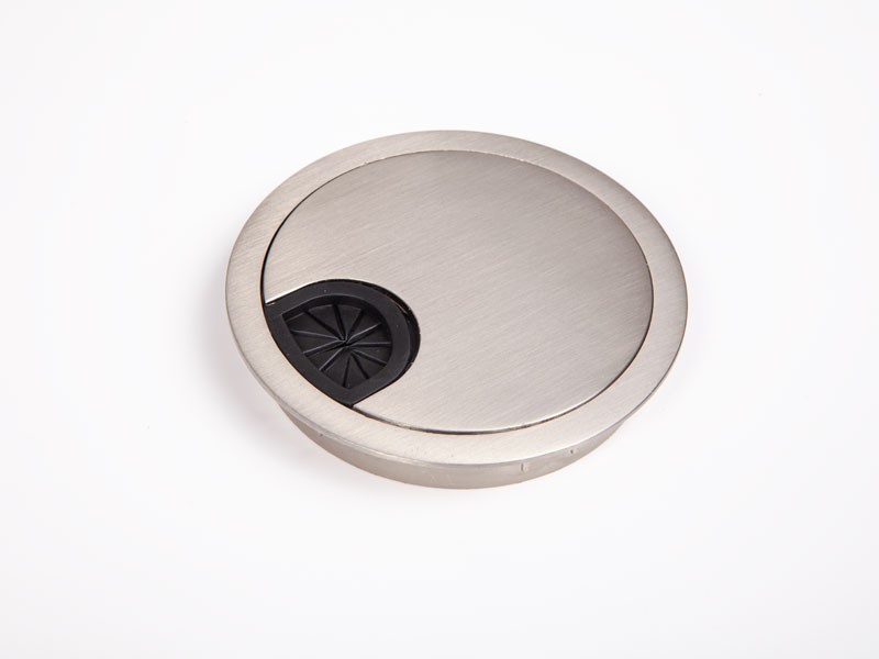 30129 KÁBELKIVEZETŐ NIKKEL ÁTM: 80mm IRODABÚTOR KIEGÉSZÍTŐ