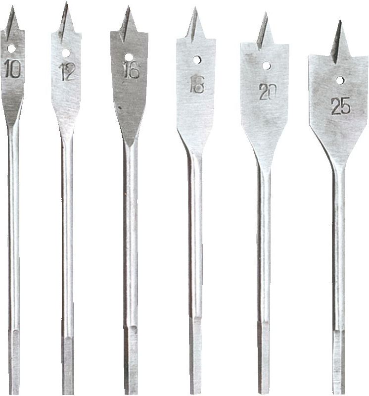 LAPOS MARÓFÚRÓ KÉSZLET TOP TOOLS 6db/csomag 10-25mm 