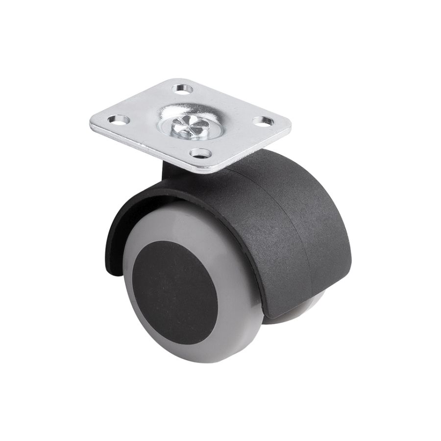 STRONG KERÉK TALPAS PUHA SZÜRKE 40mm 
