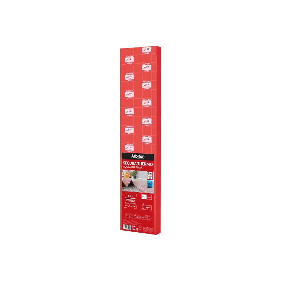 SECURA THERMO AQUASTOP SMART 1,6 MM 1,18x5,1m, 6m2/csomag ALÁTÉTLEMEZ PADLÓFŰTÉSHEZ