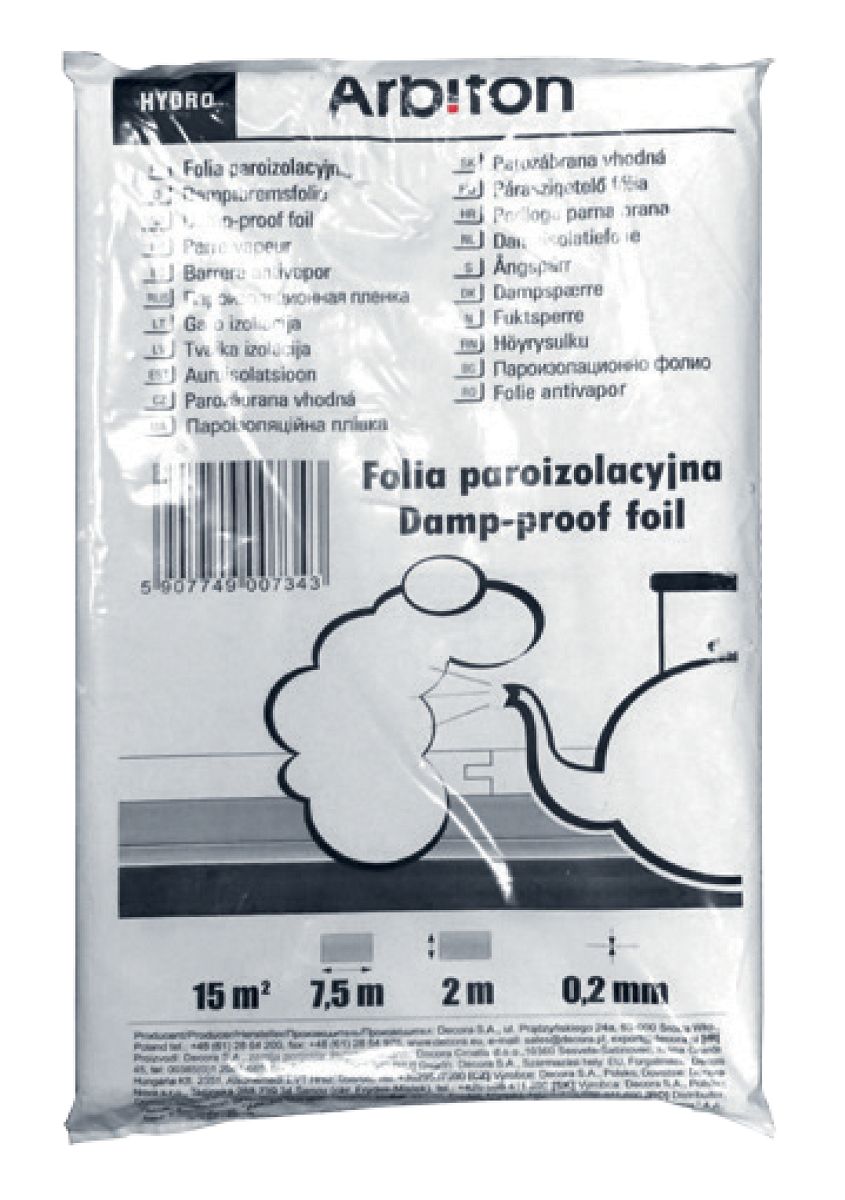 HYDRO FOIL PÁRAZÁRÓ FÓLIA 2x7,5m, 15m2/tekercs 