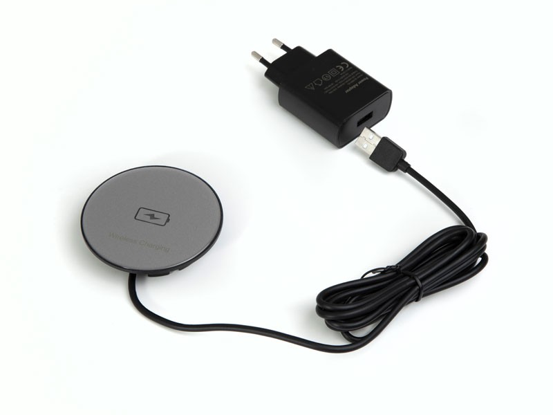 SM-702 BEÉPÍTHETŐ VEZETÉK NÉLKÜLI TÖLTŐ 10W 12V DC D=76MM FEKETE VILÁGÍTÁSTECHNIKAI KIEGÉSZÍTŐ
