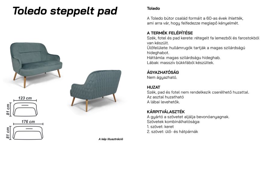 TOLEDO PAD STEPPELT CLASSIC 2SZ 