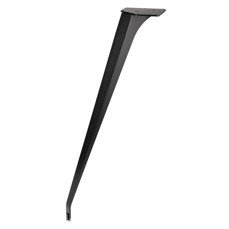 MILADESIGN ferde asztalláb FEKETE 720mm ET N72026 