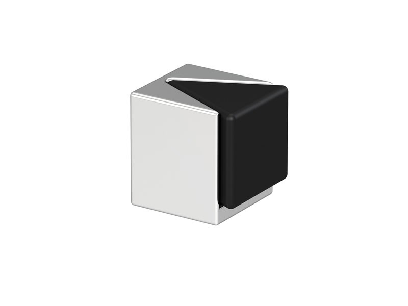 AJTÓÜTKÖZŐ ART FP05 ÖNTAPADÓS KRÓM 25x29x30mm GUMÍROZOTT 